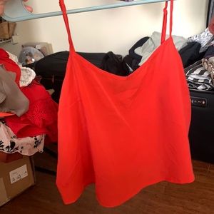 Red crop top